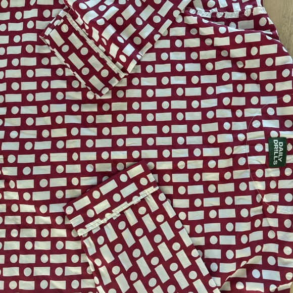 Daily Drills Christmas PJ’s in red! New - Picture 10 of 13